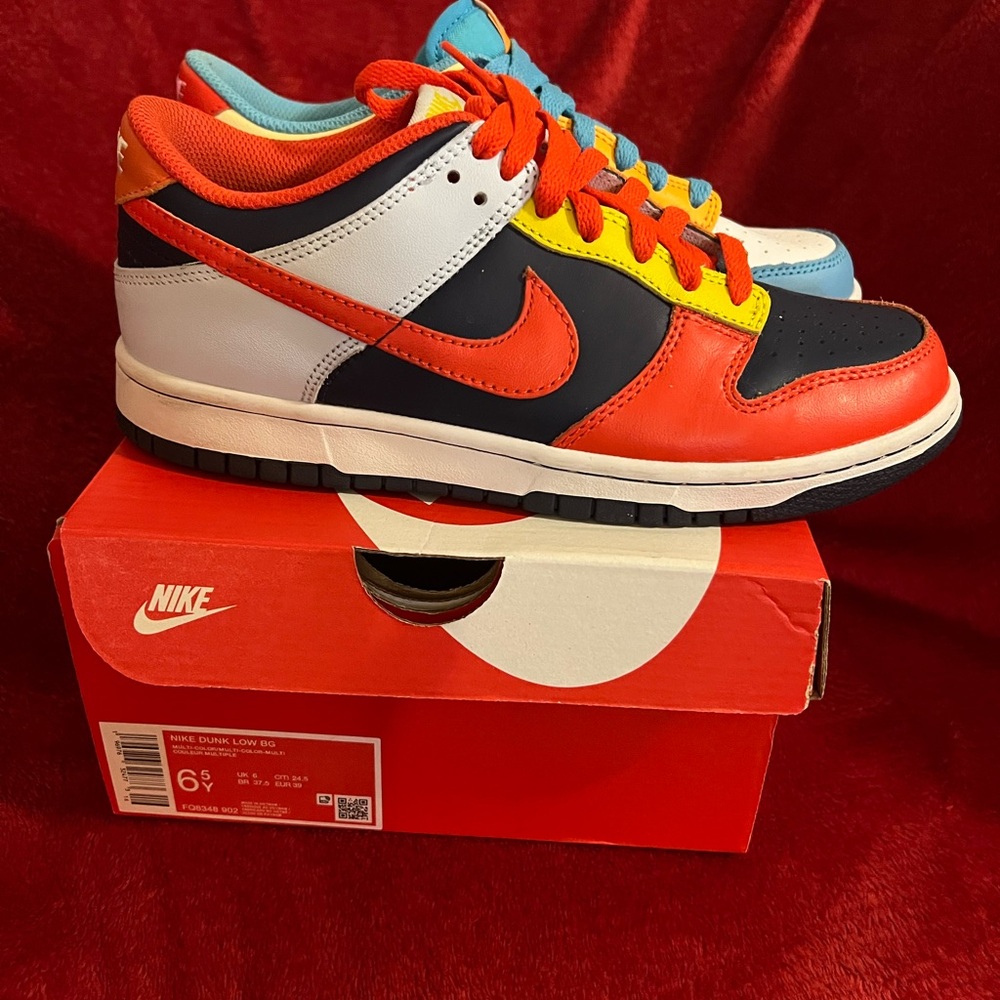 Nike Dunk Low BG Multi-Color trainers - Picture 3 of 6